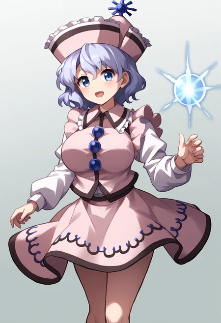 score_9,score_8_up,score_7_up,<lora:Touhou_pony:1>,1girl,merlin_prismriver,touhou,hat,long_sleeves,pink_hat,large_breasts,pink_skirt,pink_shirt,