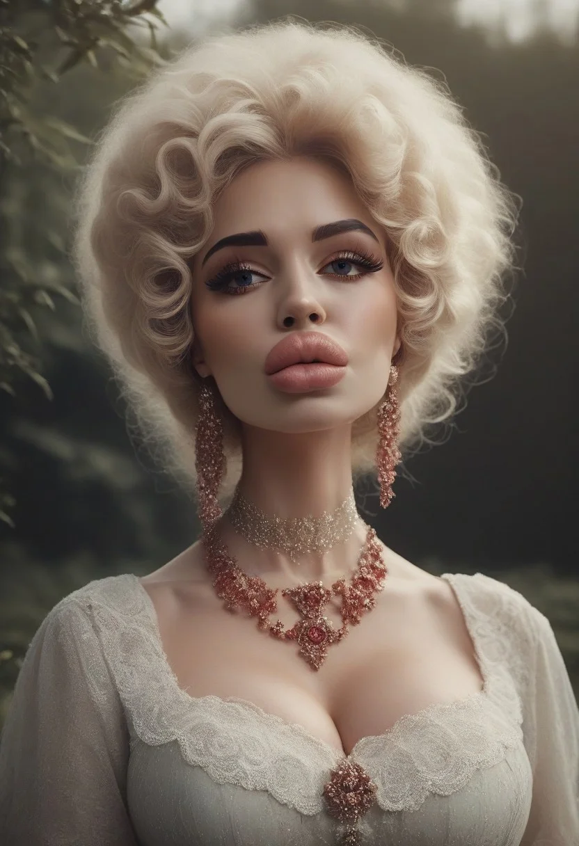 score_9, score_8_up, score_7_up, rating_safe, concept art, semi-realistic, 1girl, solo. dvr-gs.
Young beautiful face, fit body, Cute face.
(Big breast), (round breasts:1.2),
Huge lips.