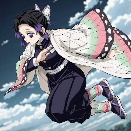<lora:[Illustrious]shinobu(resize):0.95> shinobu ,kimetsu,