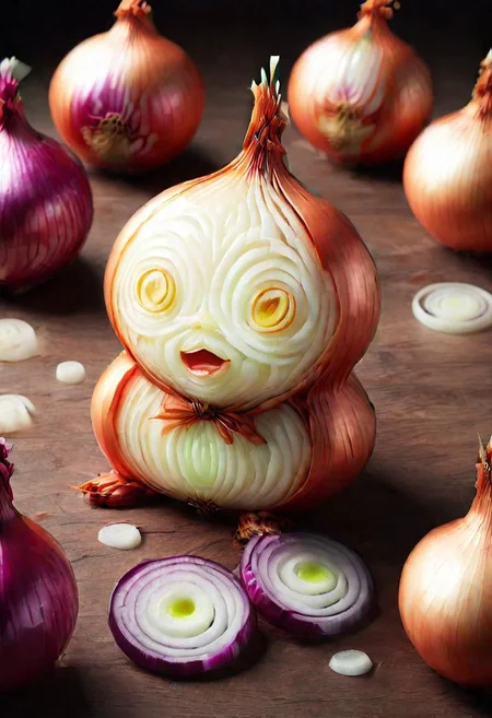 onionstyle free self-expression regarding onion can cry