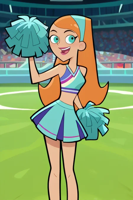 score_9, score_8_up, score_7_up, score_6_up,
<lora:dannyPhantom_jazzFenton_v10:0.8> jazz fenton, blue hairband, cheerleader, holding pom poms,
masterpiece, best quality, very aesthetic, absurdres, source_cartoon