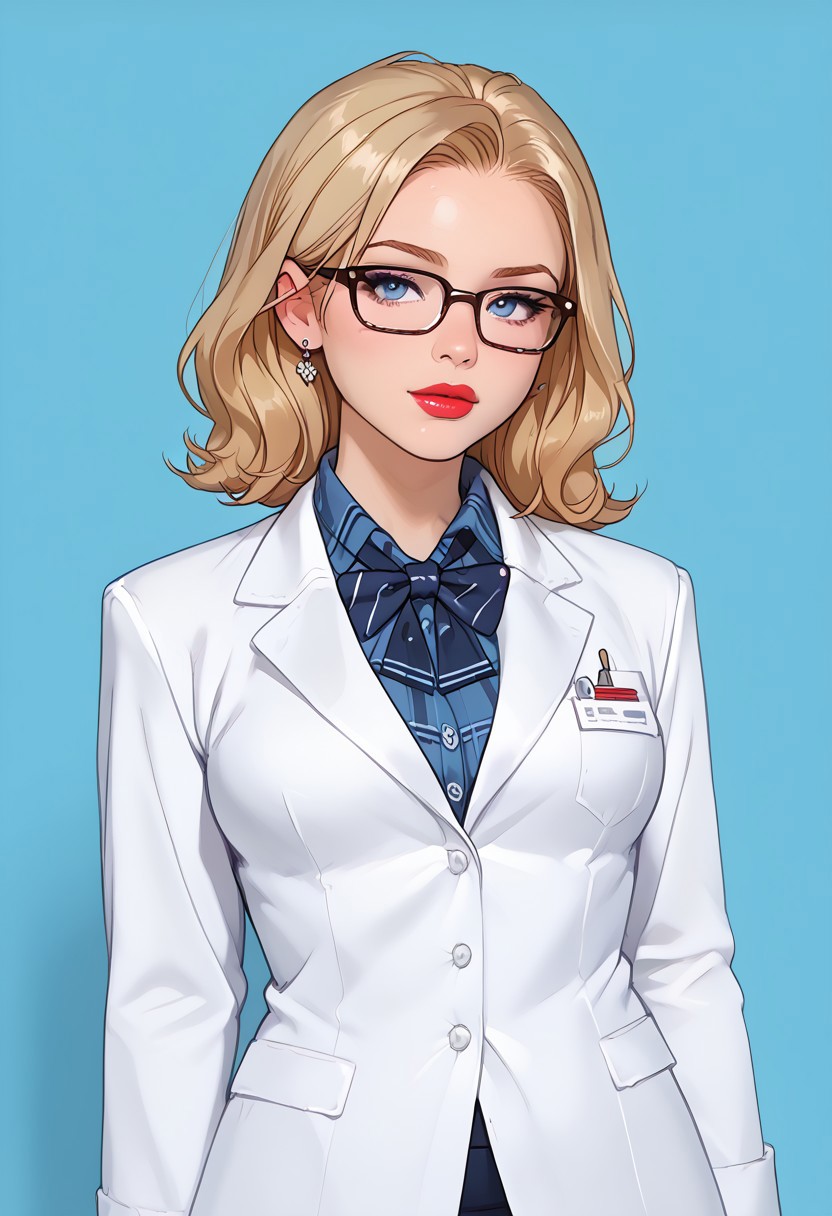 score_9, score_8_up, score_7_up, score_6_up, High resolution, Best Quality, Dr00l, Jabstyle, pinup_style, photo shoot
BREAK 1girl, Blonde, glasses, small boobs, fashion model
BREAK animated, bright colors, hentai