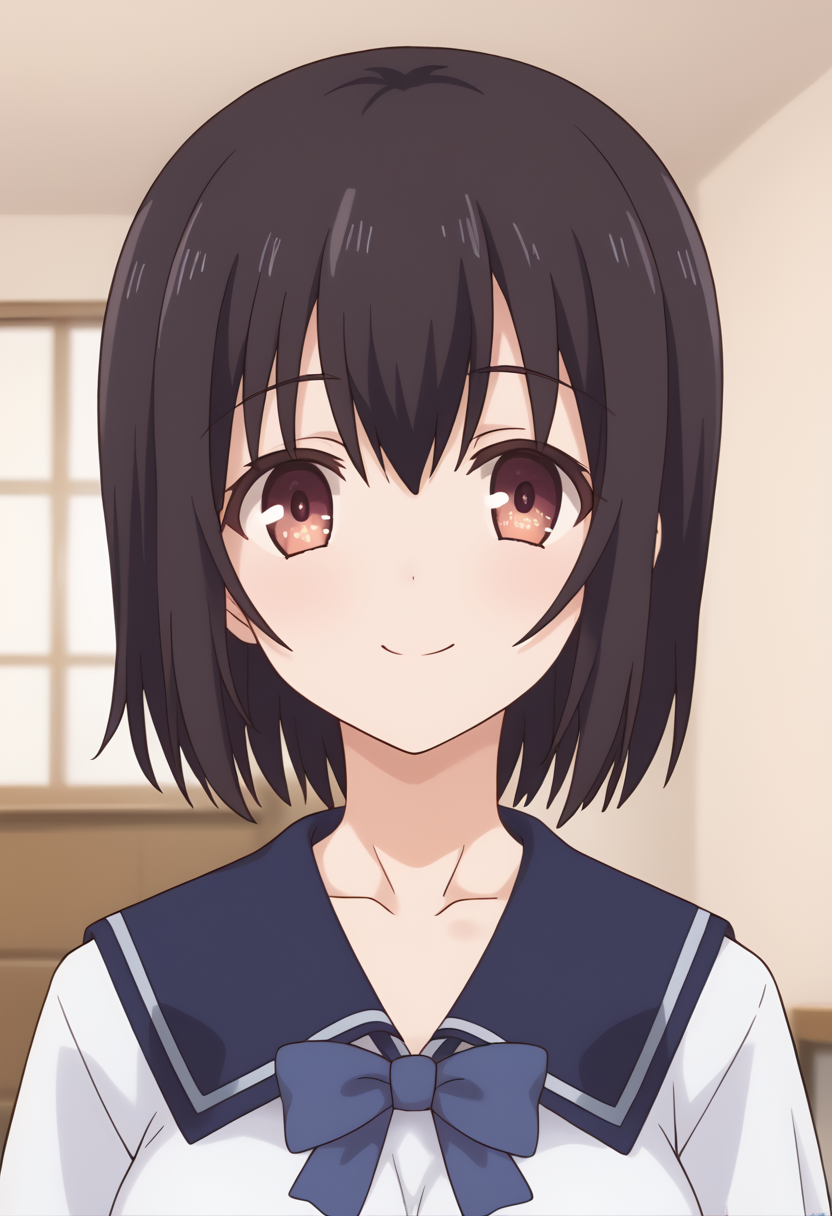 score_9, score_8_up, score_7_up, source_anime, masterpiece, best quality, highly detailed background, cinematic lighting, detailed eyes, detailed pupils, perfect face, 
Kotone, unique outfit, cute, smile, looking at viewer, portrait, close up,
bedroom, midday, warm lighting,
<lora:Kotone_Pony:0.8>