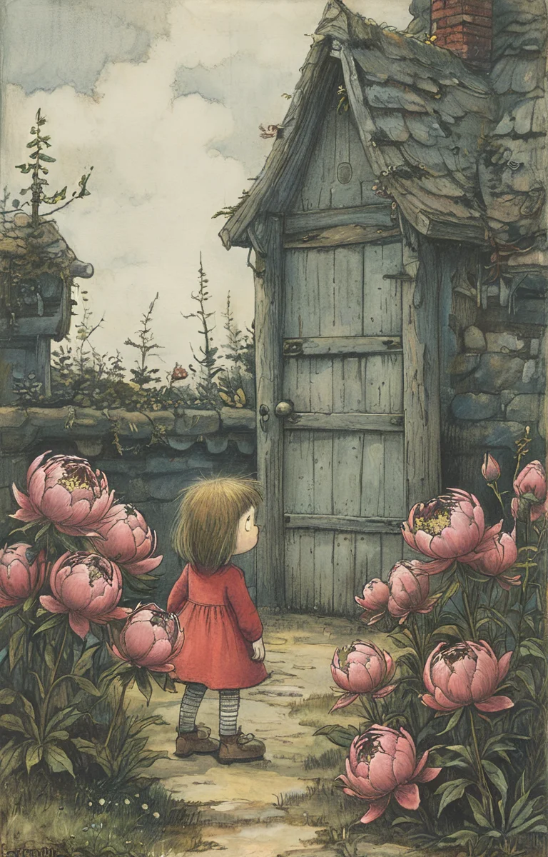 masterpiece,best quality,<lora:tbh377-sdxl:0.6>,illustration,style of Maurice Sendak
decaying peonies