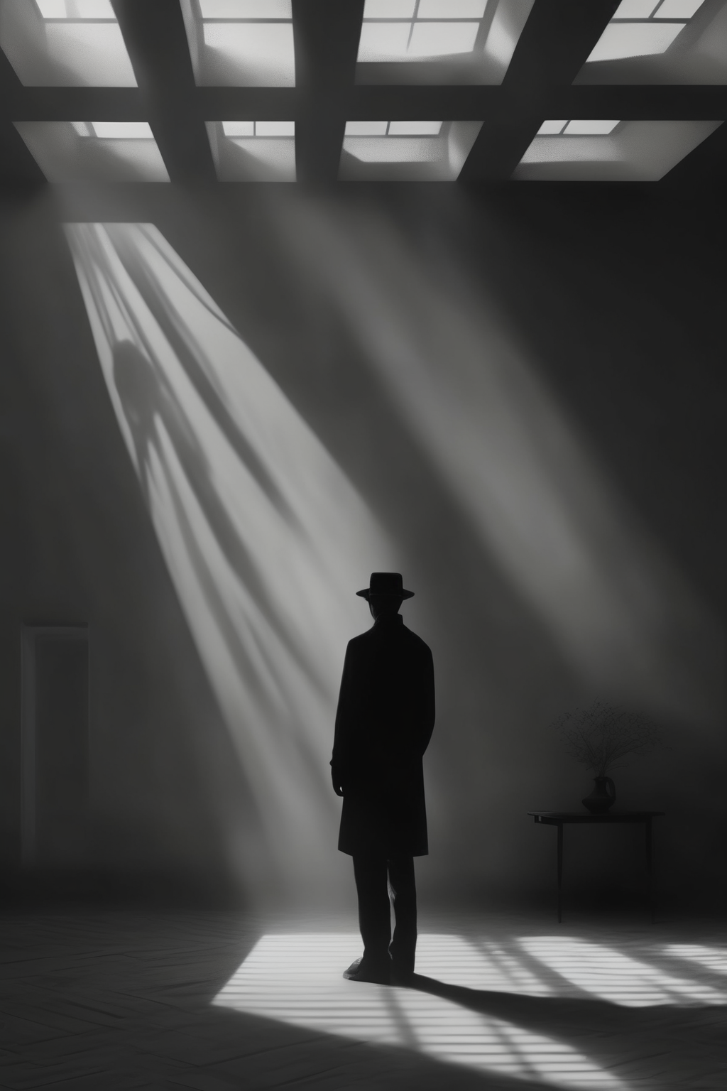 <lora:Director David Fincher style:1>Director David Fincher style - :https: cdn.discordapp.com attachments 1103234837239836704 1107663977758085202 1.png, In the field of art, the form of light and shadow is a commonly used expression technique. The light and shade effect, fog effect, shadow effect and so on in the painting are all to express the intention and emotion of the painter through the use of light and shadow form. At the same time, light and shadow form is also widely used in architecture, interior decoration and other fields. A variety of lighting effects, material characteristics, modeling and other techniques can be used to create a rich and unique space environment and atmosphere.,
