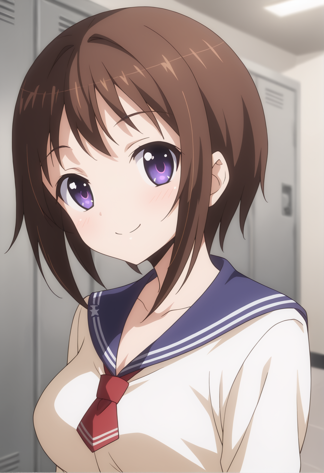 score_9, score_8_up, score_7_up, source_anime, masterpiece, best quality, highly detailed background, cinematic lighting, detailed eyes, detailed pupils, perfect face,
ui wakana, unique outfit, cute, smile, looking at viewer,
<lora:Ui_Wakana_Pony:0.8>