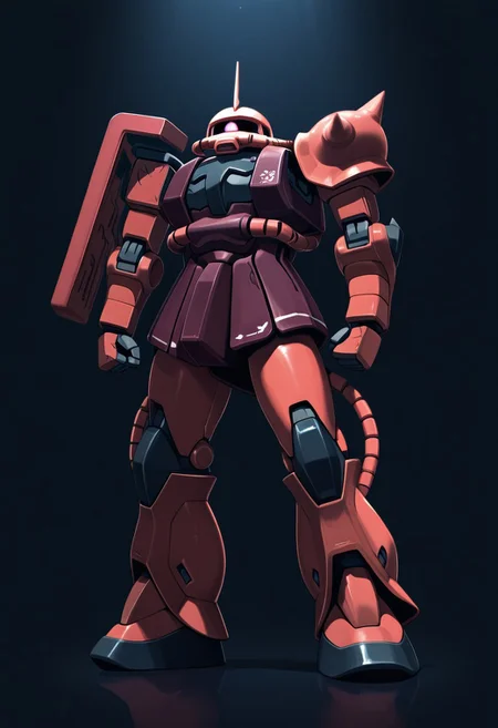 score_9, score_8_up, score_7_up, score_6_up, score_5_up, score_4_up, 4k quality, detailed, dramatic lighting, (chars zaku, gundam, robot), (no humans:1.1), best quality, masterpiece, simple background