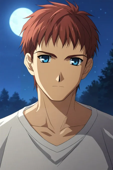 score_9, score_8_up, score_7_up, , , rating_safe, intricate details, looking at viewer, depth of field, 1boy, male focus, blue eyes, auburn hair, medium-length hair,, solo, straight-on, venice, gondola ride, night, full moon, flexing, expressionless, <lora:fsn_style_pony:1.08>, fsn_style, , <lora:sdxl_lightning_8step_lora:1>
