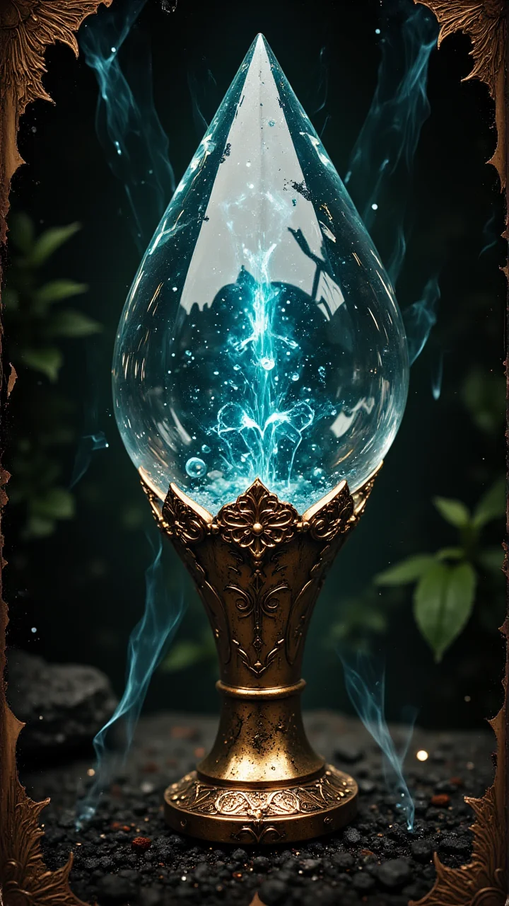 the most magic Diamond with magic power you can imagine,bronze frame, gold object and an epic magic sign with text:"Secret Lab FLUX LORA"