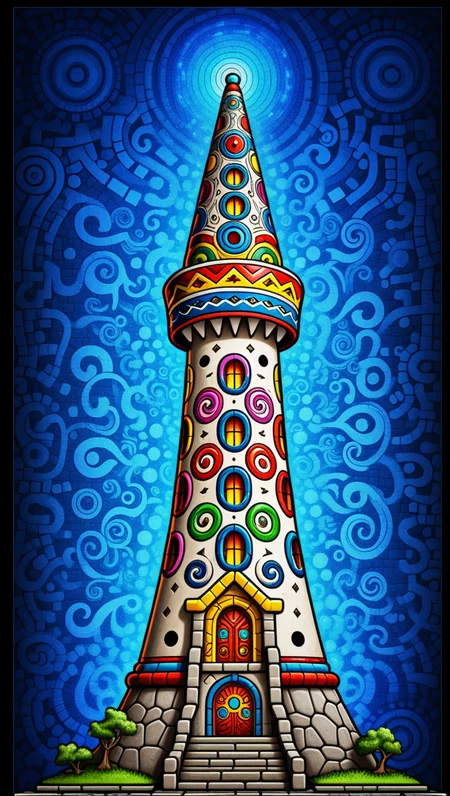 (epic:1.2), trending on artstation, (high quality:1.2), (masterpiece:1.2), high details, incredibly absurdres, colorful), (Huichol Art:1.36), (Magical Realism:1.31), (tile:1.24), (wood burning:1.27), (full_body:1.13) ,, (object: (Quantum mechanics:1.31),(cone:1.16)) , , (location:Pokemon, (Galar Region,Galar Route 4:1.21) (venus:1.31) (harbor:1.31))