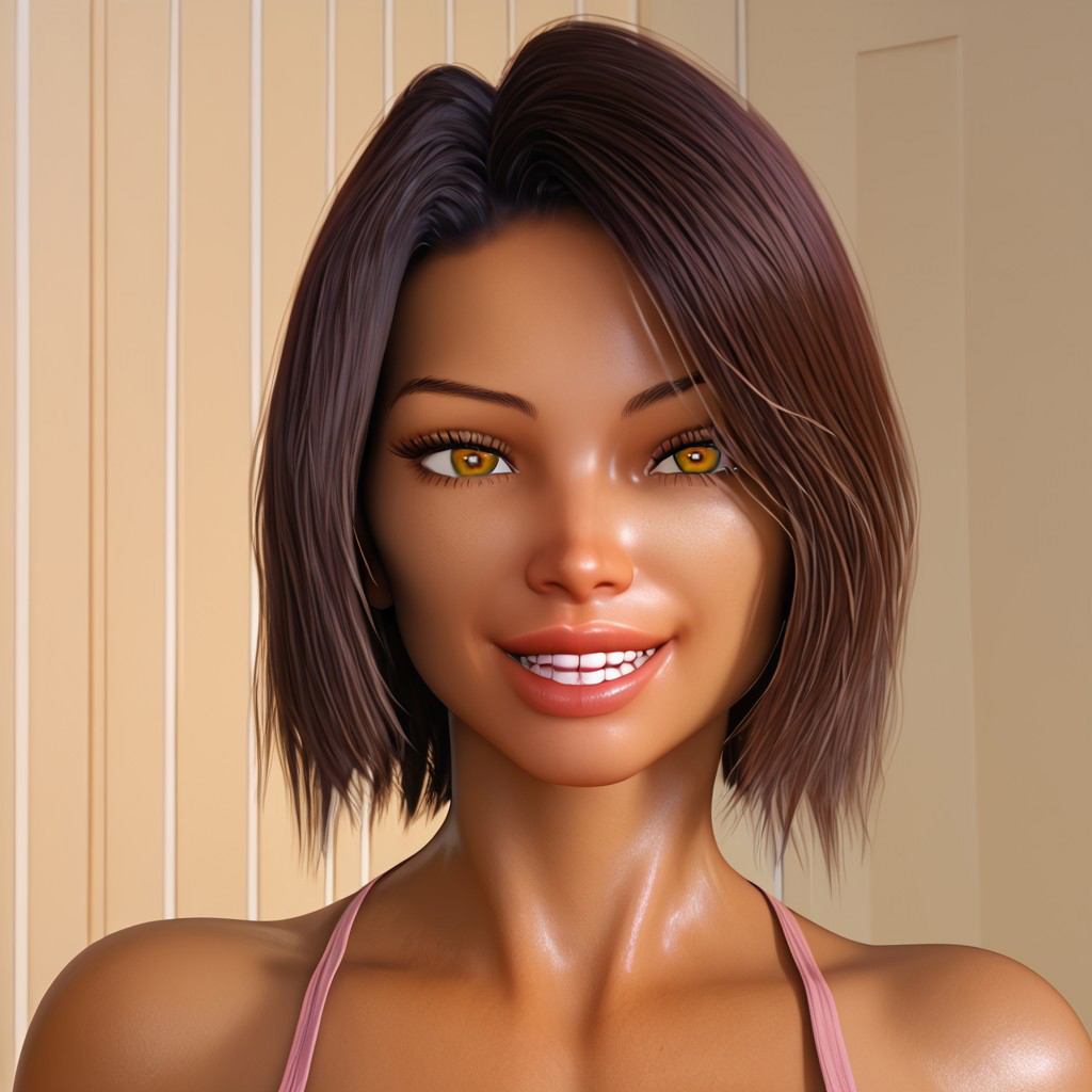easynegative, masterpiece,best quality, highly detailed, score_9, score_8_up, score_7_up, score_6_up,
Aliza, beautiful girl, sexy body, large breasts, perfect breasts, hourglass figure, shiny look, athletic, sexy body, olive skin.
happy face, smiling, face focus, close up of face.