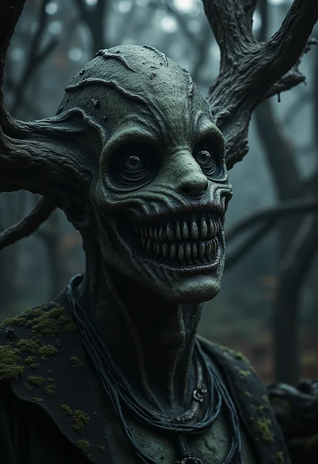 A masterpiece of (creepy) style. HD32K, hyperdetailed, best quality, aidmaMJ6.1.