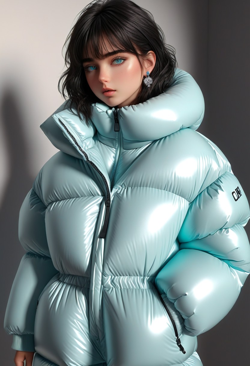 ((((down padded coat)))), ((((puffer pants)))), ((((full body, standing)))), ((((very warm)))), ((((hot)))), indoors, ((((sweating profusely)))), ((((sweat)))), ((((sweatdrop)))) masterpiece, best quality, (((masterpiece, illustration))), (super_detailed, 8k wallpaper, hyper_detailed, ultra_detailed, beautiful_and_delicate, intricate details), (girl, solo,small_girl, small_face), (medium_black_hair, bangs pinned back , single_side_earring) , (disheveled_hair, beautiful_detailed_hands ) , (beautiful_detailed_aqua_eyes), (deepen contour, depth of field, chromatic_aberration, dynamic_light, dynamic_shadow, perfect lumination), padded cuffs, padded collar, Thick padded cuffs, Thick padded collar, <lora:Collar-SDXL:0.6>, <lora:Cuffs-SDXL:0.6>, <lora:Puffer_Jacket_and_Down_Jacket_-_Extra_Puffy_Jackets:0.4>, <lora:snowpants_v1:0.4>, <lora:detailed_notrigger:1>