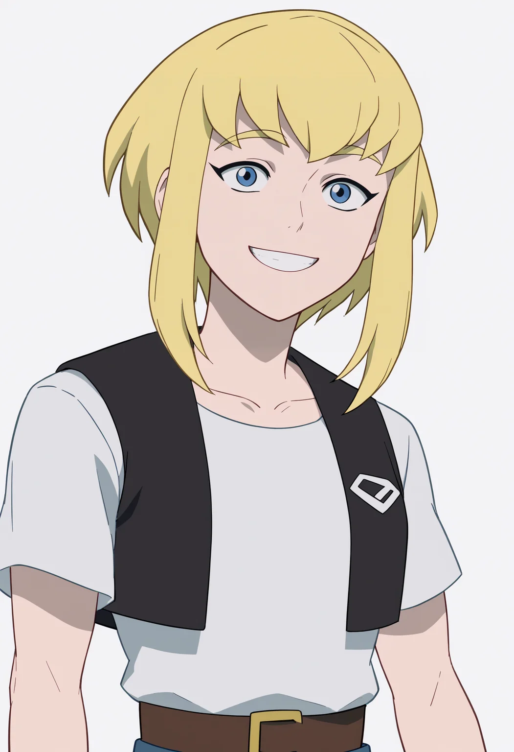 score_9, score_8_up, score_7_up, BREAK
1girl, karazorel, blonde hair, blue eyes, short hair,
vest, white shirt,
upper body, standing, smile, looking at viewer, solo, simple background, white background <lora:KaraZorelPDXL_byKonan:1>