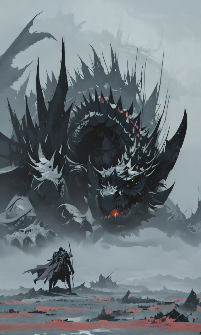 dragon group sfw water sky clouds fog mist rain storm stormy weather flying dragon dark grey black red armor knights medieval fantasy digital art detailed high quality epic dramatic atmospheric wide shot low angle perspective<lora:- iLL - combined_concept_V1.0-step00033500:.7>,  <lora:- iLL - combined_stylized_V1.0-step00001500:1> <lora:ck-shadow-circuit-IL:0.8>
