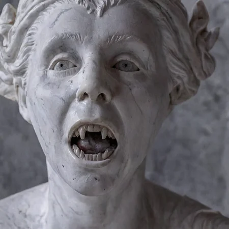 UHD, 4k, ultra detailed, cinematic, a photograph of <lora:perfection style:0.3>
<lora:sculpture v2:0.9>
Marble sculpture statue of a <lora:Bram Stoker Dracula style:1>
Mina Murray Elisabeta a screaming woman with a weird face and a creepy look on her face, epic, beautiful lighting, inpsiring