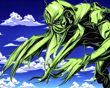 <lora:JolyneCujoh15:1> Cthulhu, Very detailed, clean, high quality, sharp image, based on H.P Lovecraft stories