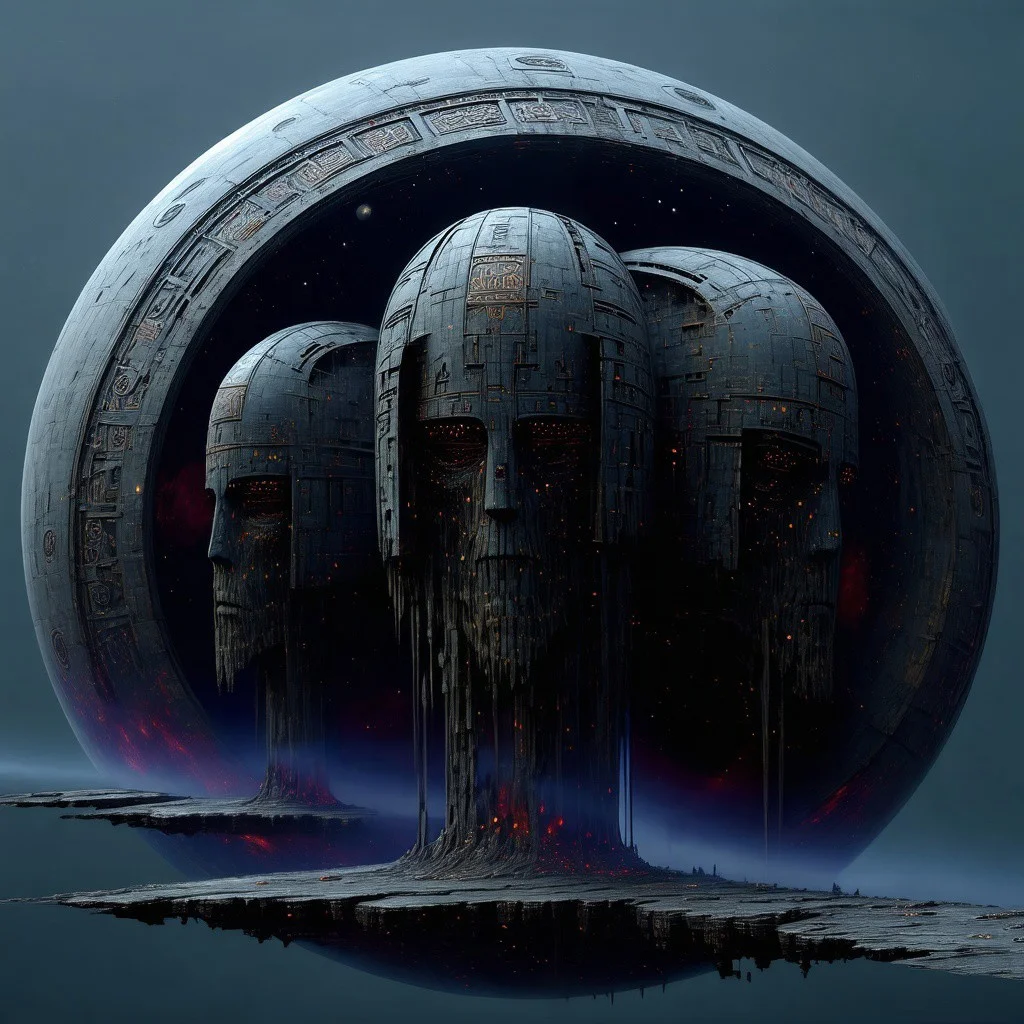 best quality, high quality, masterpiece, perfect composition, intricate details BREAK ancient slavs from outer space, grim dark, futuristic, archaeofuturism, slavic, ancient slavs, picture by Vsevolod Ivanov, sci-fi, fantasy