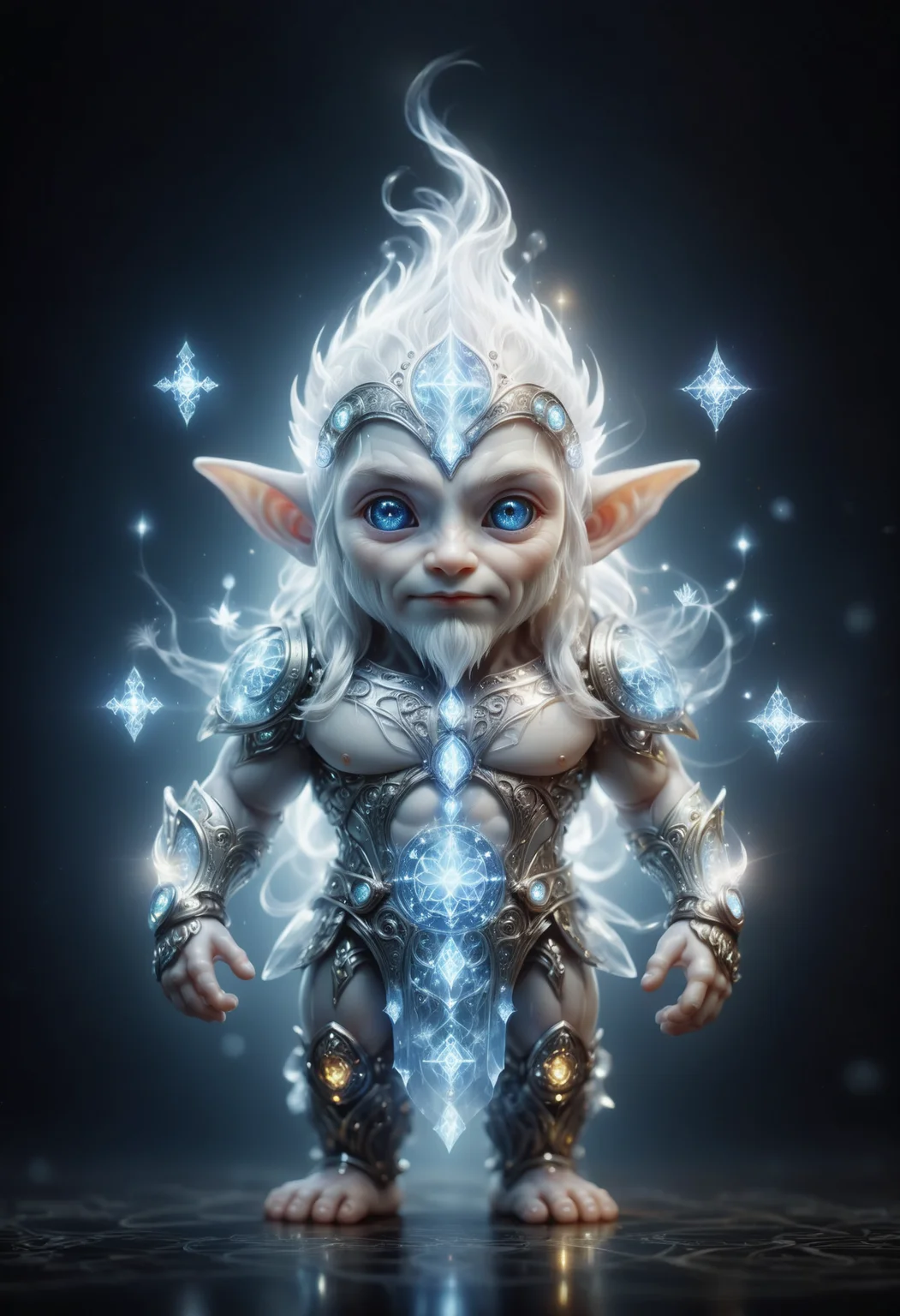 DonMT3chC057ruc7sXL dwarf, tiny small elemental mysterious enchanting creature of light, small, floating, flickering ethereal appearance, white, natural, illusion of transluscent invisible face , <lora:DonMT3chC057ruc7sXL:0.8>