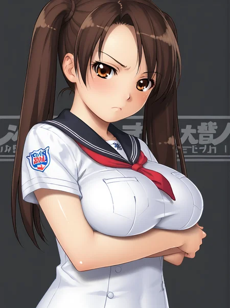 detailed background, shiny skin, posing, rating safe,
<lora:otomef.pony:1.0>,
otomef, rino,
large breasts,
frown, half-closed eyes,
breast hold,
clothed girl,