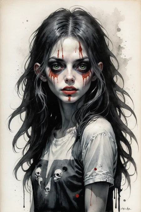 by Dan Mora and Lois van Baarle in the style of Stephen Gammell <lora:more_art:0.30> <lora:midjourney:-0.15> <lora:RMSDXL_Enhance:0.50> <lora:RMSDXL_Creative:0.50> <lora:RMSDXL_Photo:0.50> <lora:RMSDXL_Darkness_Cinema:0.50> <lora:clothing_slider:2.00> <lora:great_lighting:1.50> <lora:aesthetic:1.50> <lora:photorealistic_portrait:1.50> <lora:extremely_detailed:1.50> <lora:dpo:0.25>