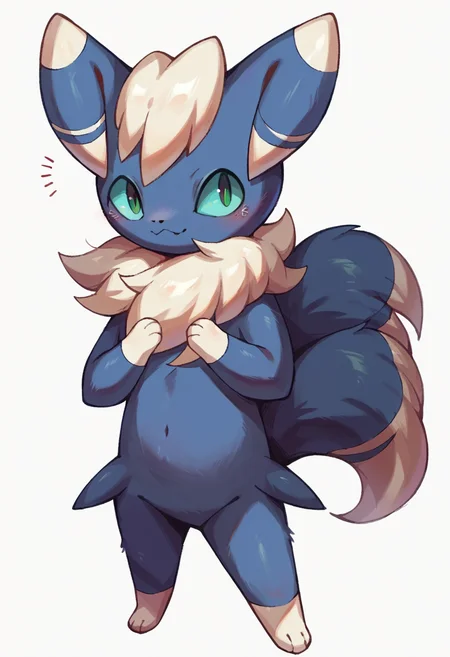 score_9, score_8_up, score_7_up, score_6_up, source_furry, solo, dof, full-length portrait, white background,  <lora:POKEMON_MEOWSTIC_MALE:1> meowstic_m, pokemon (creature)