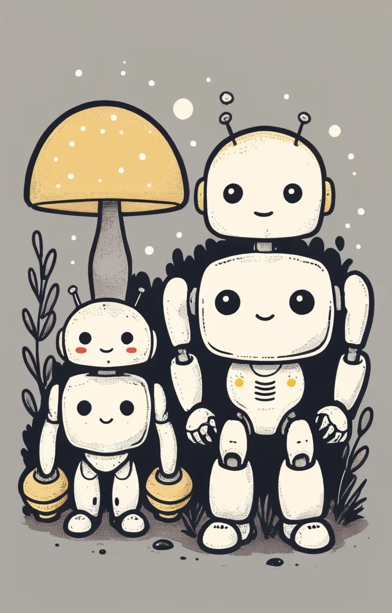 masterpiece,best quality,<lora:tbh10-sdxl:0.9>,illustration, portrait of Housework robots