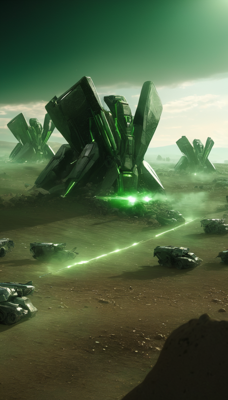 Cinematic scene, Tiberium field, vivid, detailed background, masterpiece, best quality, high quality, absurdres <lora:command_and_conquer_xl_v2:1>