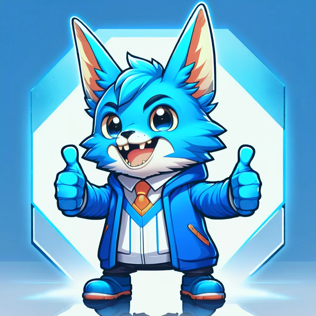DonMSt0pS1gnXL blue, stigorax, thumbs up <lora:DonMSt0pS1gnXL-000006:0.75>