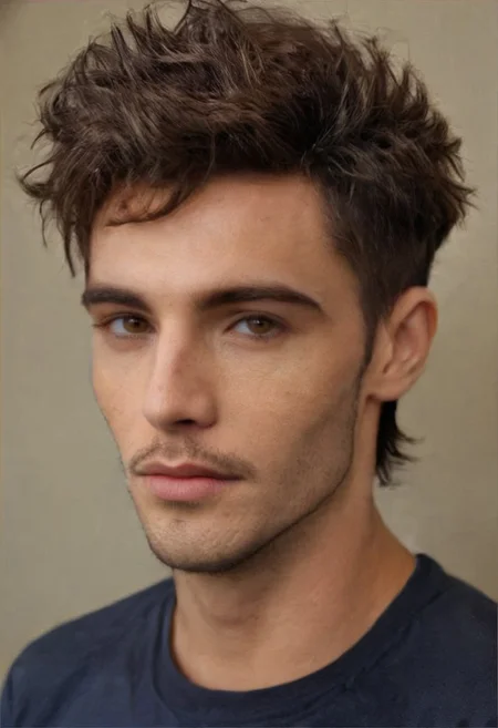score_9, score_8_up, score_7_up, absurdres, intricate details, masterpiece, best quality, screencap, high quality, 8k, best quality,
Adryan, messy hair, brown hair, undercut, heterochromia, brown right eye, hazel left eye, lips, facial hair, stubble, cheekbones, handsome man, young,