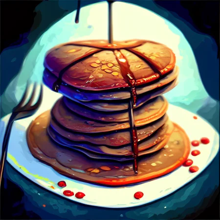 (gigafractal artstyle:1.0), pancakes