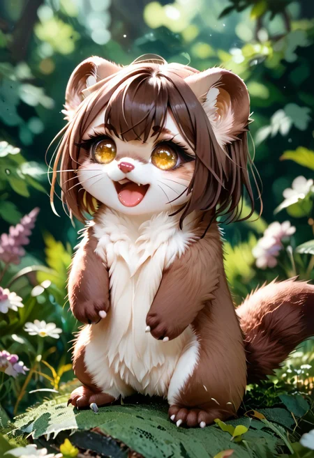 score_9_up,score_8_up,score_7_up, <lora:ponntaitachi-pony:1>,chibi,no humans, WSG02, weasel girl, weasel ears, weasel tail,
forest