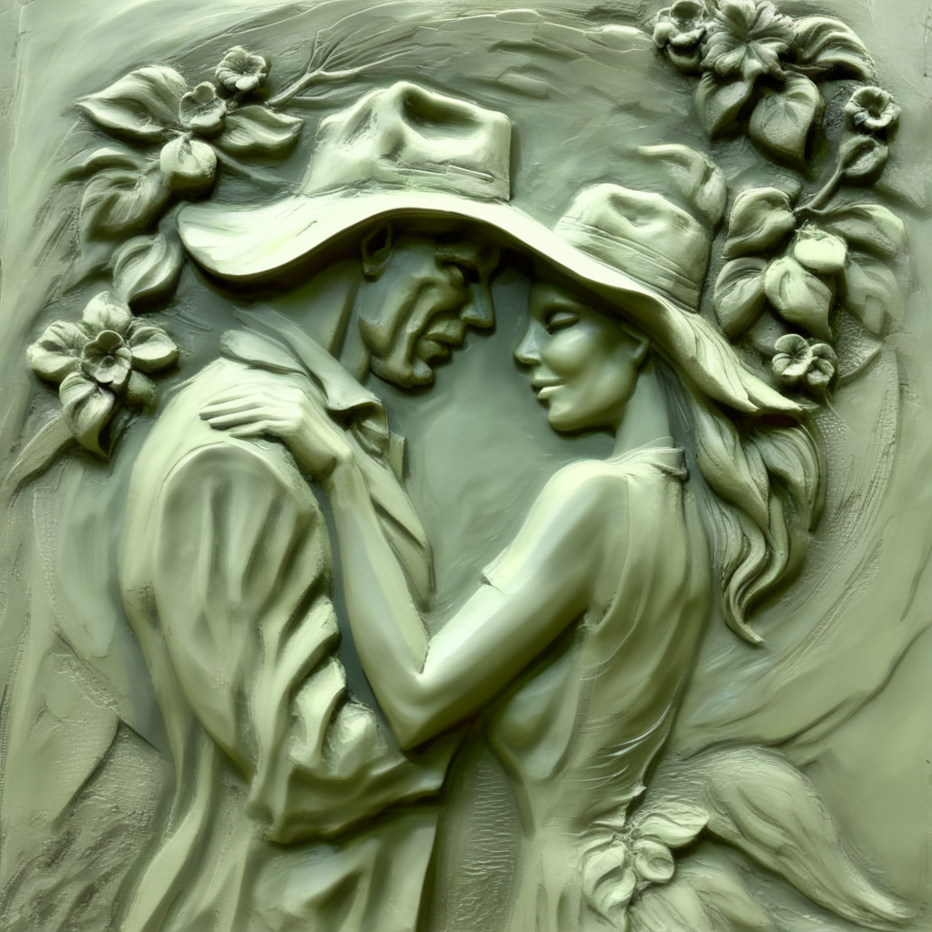 instonx lovers in garden <lora:instonx:1>