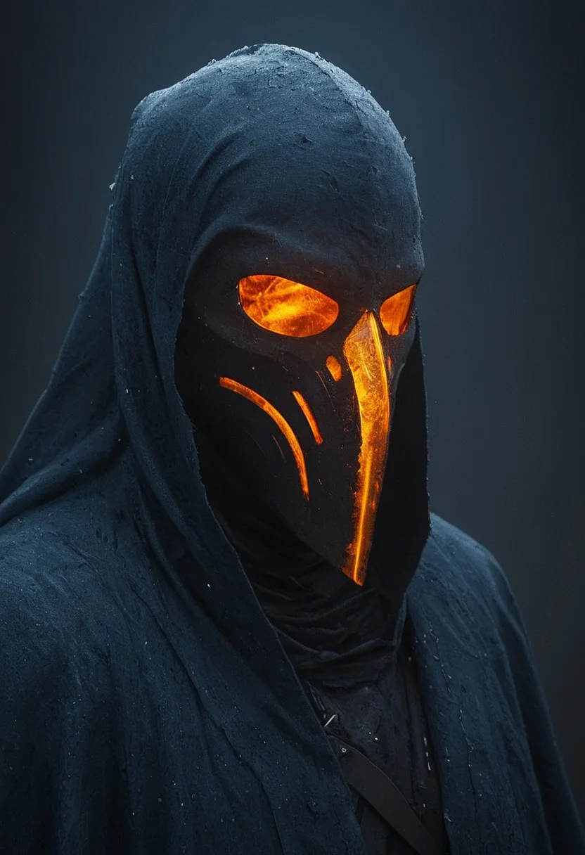 Lenticular, DARK, Low Angle View,. a hkstyle woman with rotten plague doctor mask and a outworn detailed old high collar cyberpunk Samurai jacket, Large linen cape ,surrounded by a detailed monochrome spacescape with translucent dark-amber Highlights, hyper-detailed, sharp, high resolution, high quality, 32K, Ultra realistic, HD, super detailed, line art, abstract style
Abstract illustration, surreal fractured landscape, twilight sky with deep indigo to fiery orange gradient, towering geometric shapes resembling shattered glass and steel beams, inner light glowing within structures, dark polished surface reflecting light, ethereal swirling fog in muted purples and blues, vibrant golds and reds in the distance, bursts of light and shadow creating dynamic contrast, white beam of light piercing the sky symbolizing memory and hope, abstract expressionism and digital futurism hybrid, bold colors with intense reds, blacks, golds, and silver, light casting long stretched shadows, broad sweeping brushstroke textures enhanced with digital precision, mist swirling at the base of the scene, radiant sky evoking reflection and honor, powerful and dramatic atmosphere, emotional tribute to 9/11 without banality or figures.