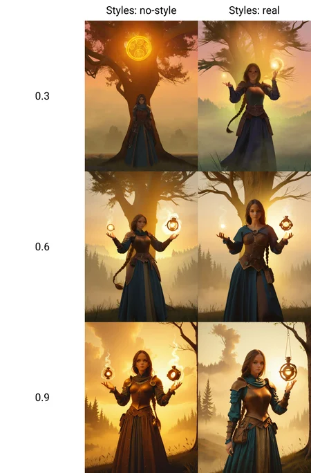 <lora:semireal:0.3>, HDR, 8K, high contrast, masterpiece, best quality, amazing quality, very aesthetic, high resolution, ultra-detailed, absurdres, (best quality:1.1), muted color, depth of field, 1woman, armored dress, fog, dusk wood, leaning on a oak tree, braided very long hair, :/, masterpiece, best quality, absurdres, highres, sky watcher, Extreme Distance shot, dusktodawn, (fantasy, medieval, magic, steampunk, magicpunk)