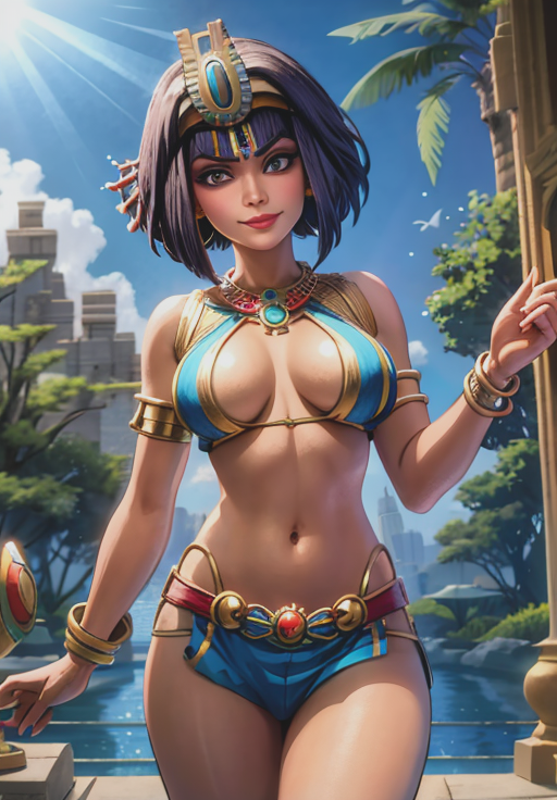<lora:smite_neith:0.8>, smite_neith, smirk,, (gorgeous, beautiful, enchanting:1.3)