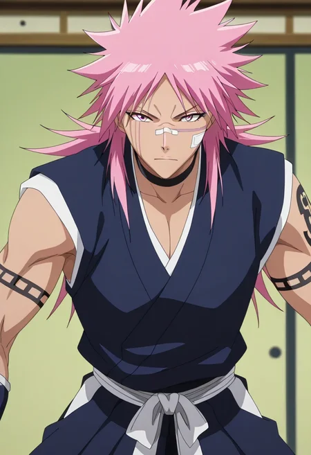 hisagi ganjomura bleach battle masters male characters Shinigami ao