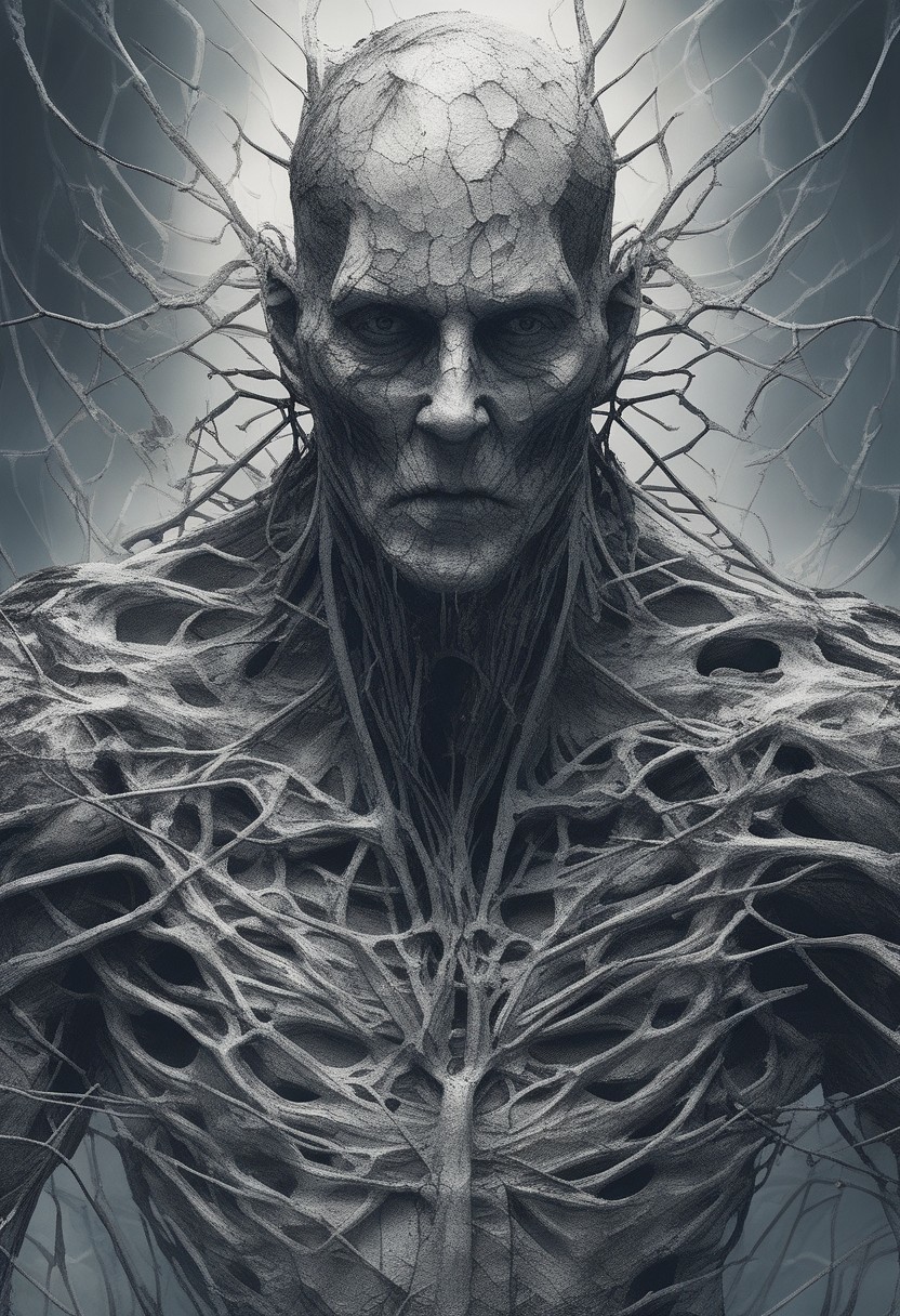 masterpiece,best quality, score_9, score_8_up, score_8, score_7_up, score_7,realistic, photorealistic ,source_photo, source_real, source_hentai, source_anime, 
high quality, highly detailed, abandoned, darkness, apparition, (translucent see-thru skin:1.9),dripping, dissolving, unholy, horror, unnatural long and twisted limbs, tendrils, sharp nails, night terror,nightmare, horror in the style of Greg Rutkowski, inhuman visions from a fevered mind, close-up, sickening sky, churning clouds, white unseeing eyes, trails of blood, blank eyes, dead eyes, concept art, radioactive mutated horror, sharp extended claws, cracked and blistered skin, emitting a faint toxic glow, sinister, menacing presence. <lora:add-detail-xl:2> , great lighting, large depth of field, hyperdetailed photography, (outstanding composition:1.4),  analog photo by Annie Leibovitz