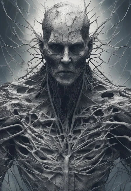masterpiece,best quality, score_9, score_8_up, score_8, score_7_up, score_7,realistic, photorealistic ,source_photo, source_real, source_hentai, source_anime, 
high quality, highly detailed, abandoned, darkness, apparition, (translucent see-thru skin:1.9),dripping, dissolving, unholy, horror, unnatural long and twisted limbs, tendrils, sharp nails, night terror,nightmare, horror in the style of Greg Rutkowski, inhuman visions from a fevered mind, close-up, sickening sky, churning clouds, white unseeing eyes, trails of blood, blank eyes, dead eyes, concept art, radioactive mutated horror, sharp extended claws, cracked and blistered skin, emitting a faint toxic glow, sinister, menacing presence. <lora:add-detail-xl:2> , great lighting, large depth of field, hyperdetailed photography, (outstanding composition:1.4),  analog photo by Annie Leibovitz