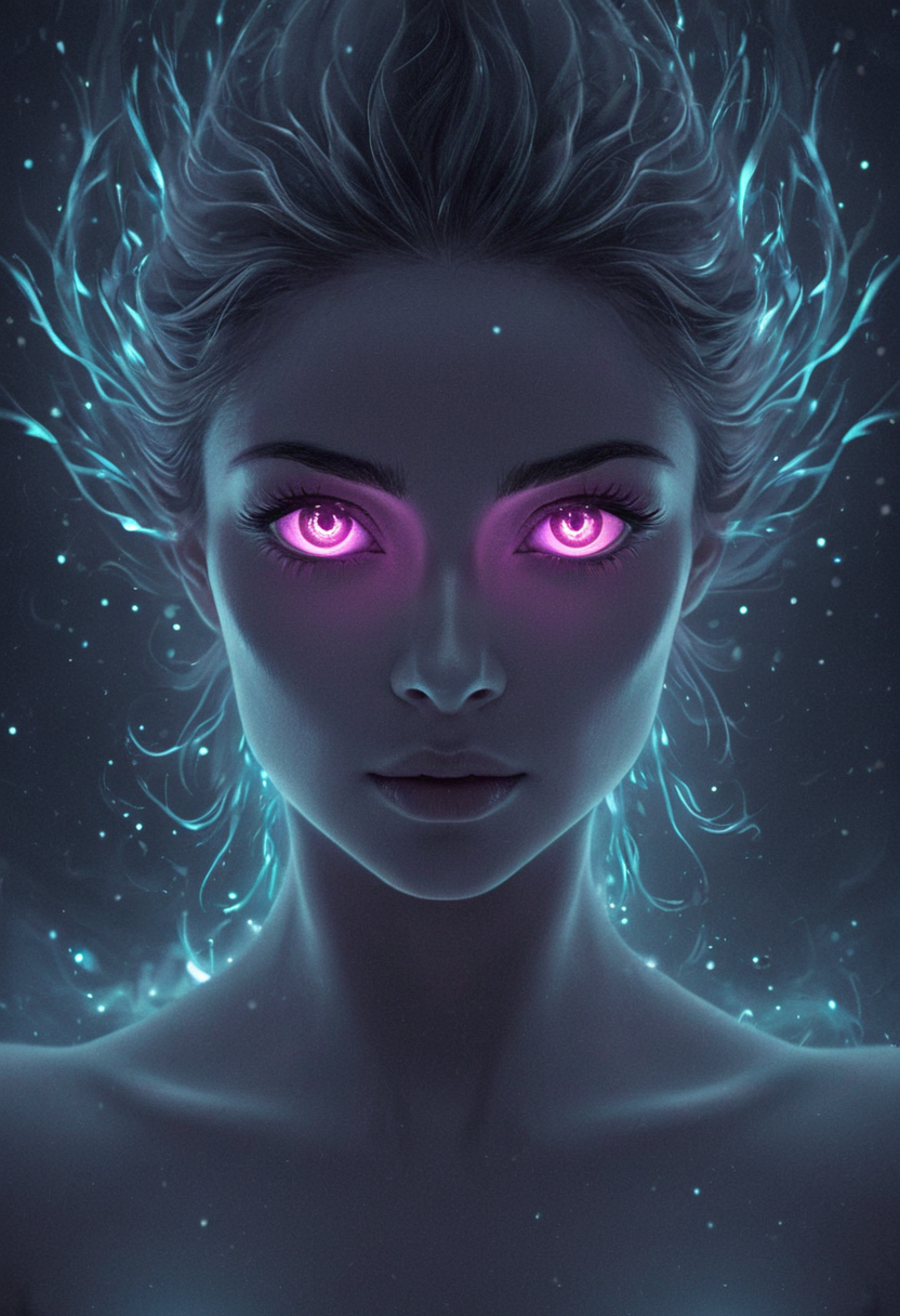 concept art <lora:R0k00Gl0w1ngHD:1>,R0k00Gl0w1ngHD,(style, glowing, eyes, aura, background), . digital artwork, illustrative, painterly, matte painting, highly detailed