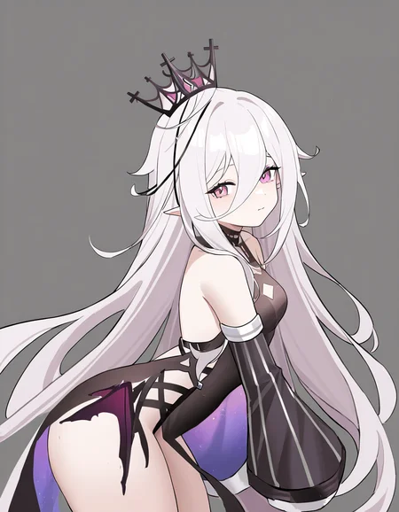 1girl,solo,simple background,<lora:tiyahuanshu-000014:1>,tiyahuanshu,mini crown,, masterpiece, best quality, very aesthetic, absurdres,newest, incredibly absurdres,