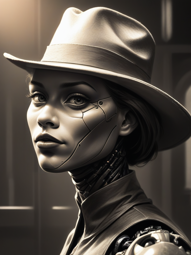 bpe-sepia  (cyborg robot:1.3)
( visiting post station) stable, standing,  indoors, horizon, cowboy hat on head, veil, rugged, looking at viewer,   grit,
pny-safe    bpe-pro , no humans