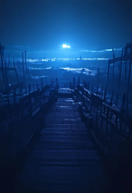 score_9, score_8, score_7,
(cinematic 8k photo:1.1),
(photography:1.1),sinister (magical:1.1) landscape,
medieval,village in wasteland at night,