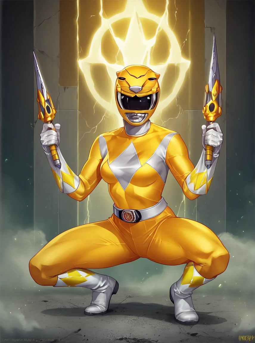 score_9, score_8_up, score_7_up, score_6_up, BREAK
tiger_ranger, woman, mighty morphin power rangers, yellow power ranger, quarry background, crouched, epic scene, <lora:Tiger_Ranger:1>
