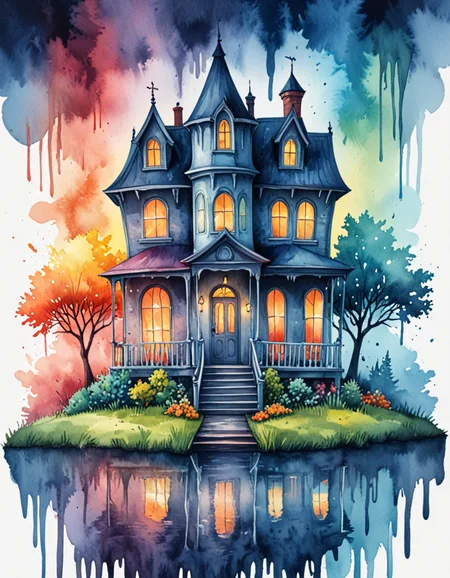 novuschroma65 style haunted house dripping watercolor <lora:novuschroma65 style:1> <lora:sdxl_lightning_8step_lora:1>