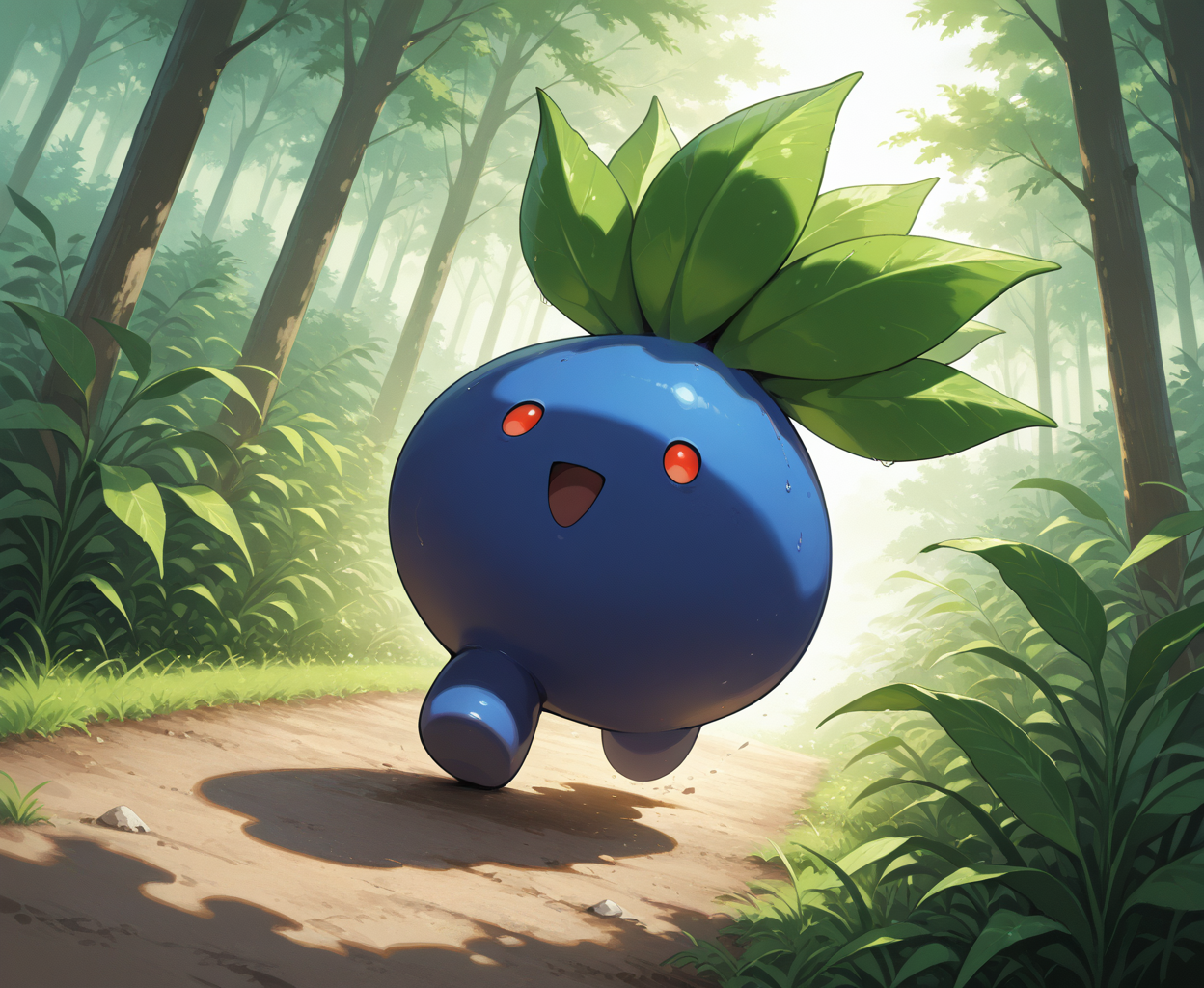 PonyScores7, source_anime,
BREAK (half-open eyes, open mouth), (a charming countryside farmhouse, with rustic barns, open fields, cozy interiors, pastoral setting), (running), looking at viewer,  <lora:OddishPokedexPDXL:0.8> zzOddish, full body, red eyes, grass, blueberry, pokemon, oddish, leaf, no humans, pokemon (creature), multiple oddish, 6oddish,
BREAK <lora:xl_more_art-full_v1:0.2>, <lora:aesthetic_anime_v1s:0.2>, <lora:EpicF4nta5yXL:0.2>, <lora:detailxl:0.2> detailxl, <lora:Fant5yP0ny:0.2>, best quality, amazing quality, best aesthetic, absurdres, illustration, Volumetric_Lighting, ultra-detailed, very aesthetic, intricate details, 8k, masterpiece, best_quality 
BREAK (Dutch Angle view medium Close shot, focus on feet) 
BREAK <lora:Complicated fantasy portrait - XL Pony V2.0:0.4>, <lora:HDA_Detailer:0.2>,