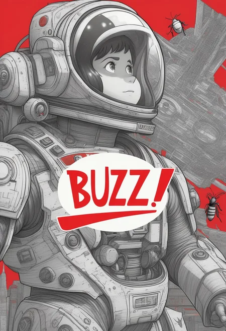 a big red button that says "Buzz" and the outside there is a paper that says"Click Here!"<lora:texta:0.9>, (anime, masterpiece, intricate:1.3), (best quality, hires textures, high detail:1.2), (4k),(incredibly detailed:1.4),UHD, 8K, ultra detailed,