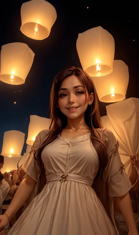 score_9, score_8_up, score_7_up , 1girl, smile, thai girl, dress, <lora:Pony_BTT_YIPENG_v01:1.5>, Yipeng, dark night, sky, star, lantern festival, chiangmai, thailand, firework, lantern on sky, Release lanterns into the sky,
<lora:LCMTurboMix_Euler_A_fix:1> <lora:IL_ThaidollArunee_v01:1>
