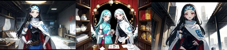 highly insanely detailed, masterpiece, top quality, best quality, highres, 4k, 8k, RAW photo, (very aesthetic, beautiful and aesthetic), 
__lazy-wildcards/cosplay-char/ShinMegamiTensei/beth/prompts__, 
<lora:zs_Beth:0.8>, 
(1girl:1.3), 1other, 
__lazy-wildcards/dataset/background__,âââ