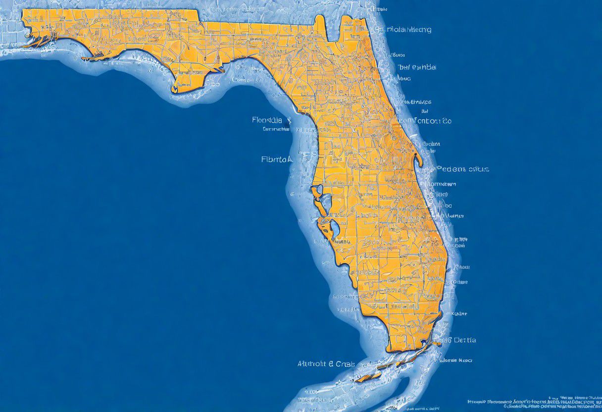 (florida Map), Painstaking Attention To Details